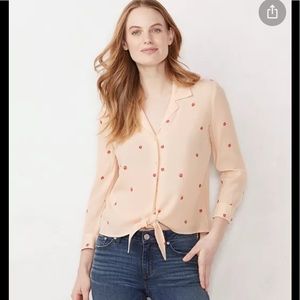 NWT Lauren Conrad. Ladies Size Medium Top